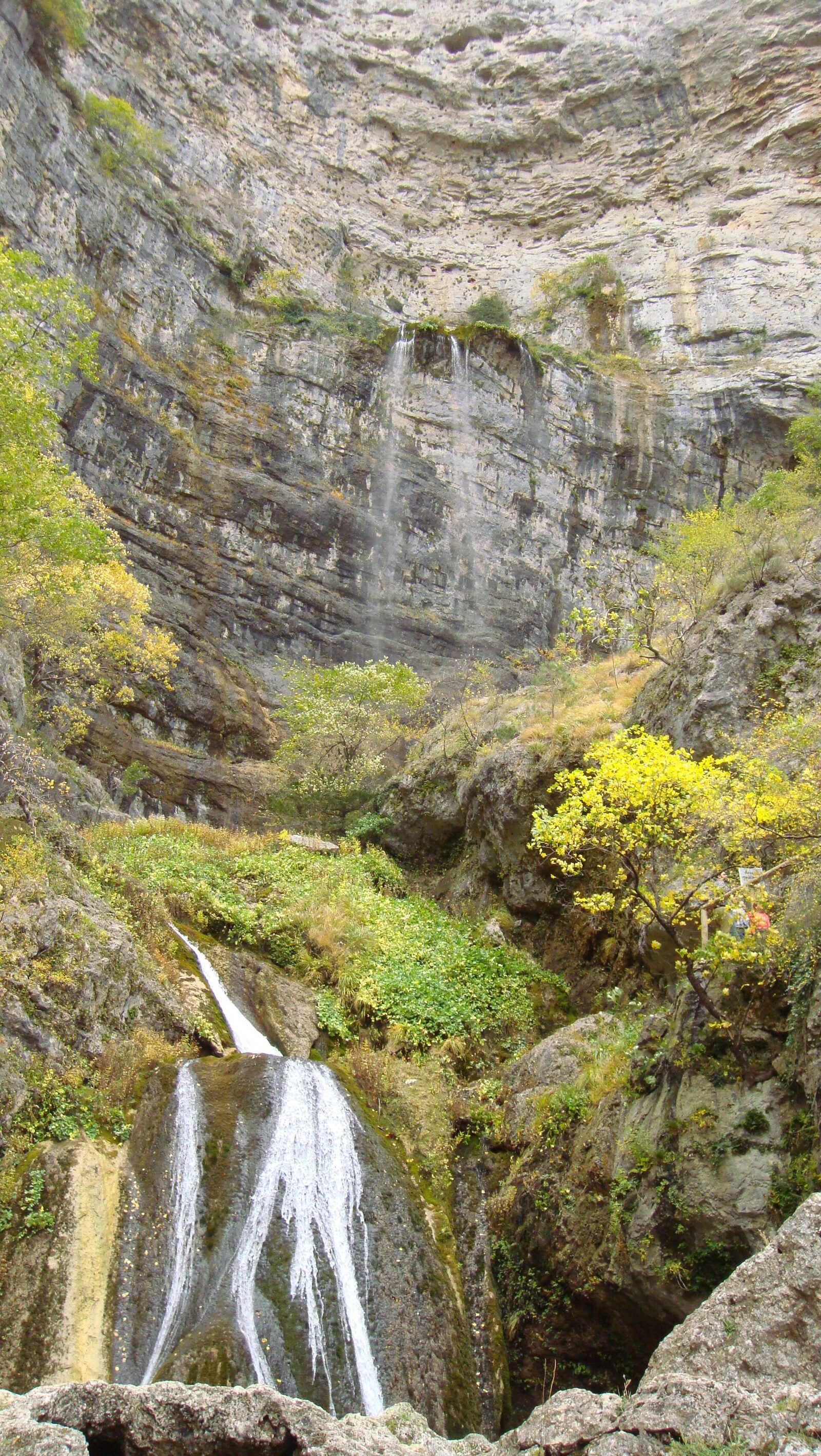 Cascada del nacimiento del río Mundo en Riópar